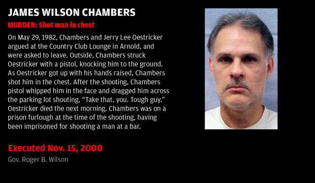 Executed Nov. 15, 2000: James Wilson Chambers